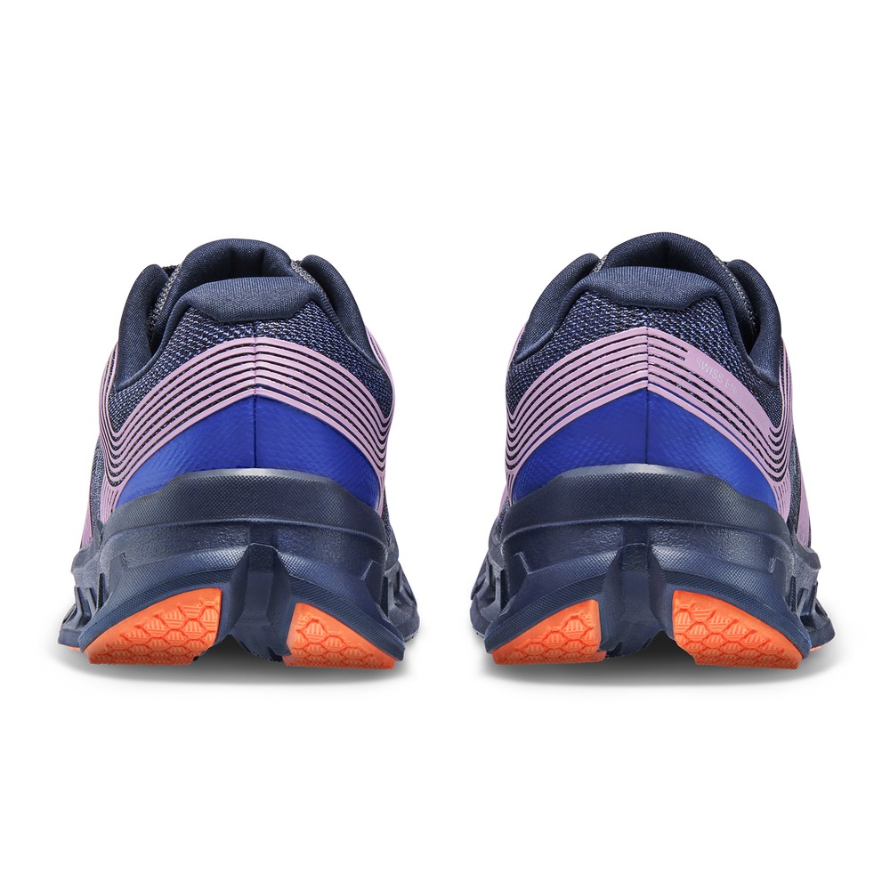 On |Women QC Cloudgo Road Running Shoes Indigo / Ink | WY73-C8DG