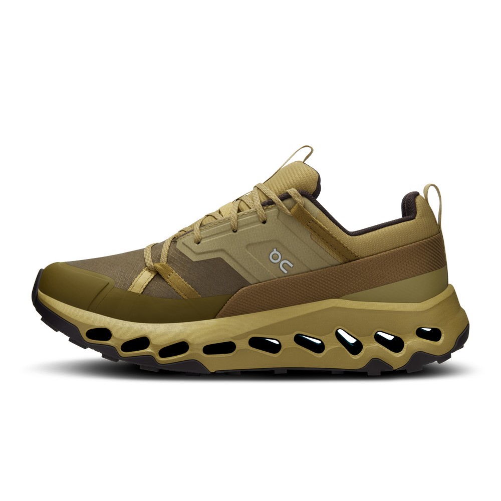 On |Women QC Cloudhorizon Waterproof Hiking Shoes & Boots Safari / Olive | JT34-X7AC