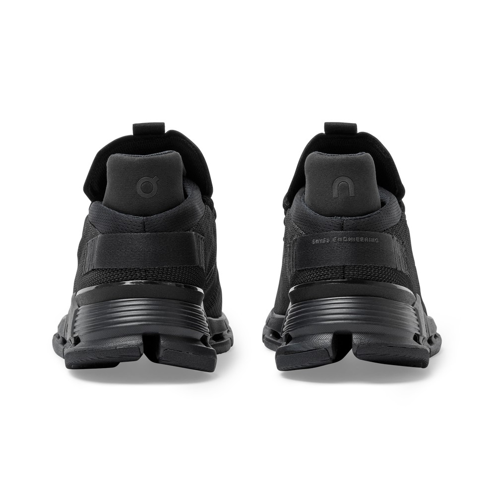 On |Women QC Cloudnova Lifestyle Shoes Black / Eclipse | SL95-I8IW