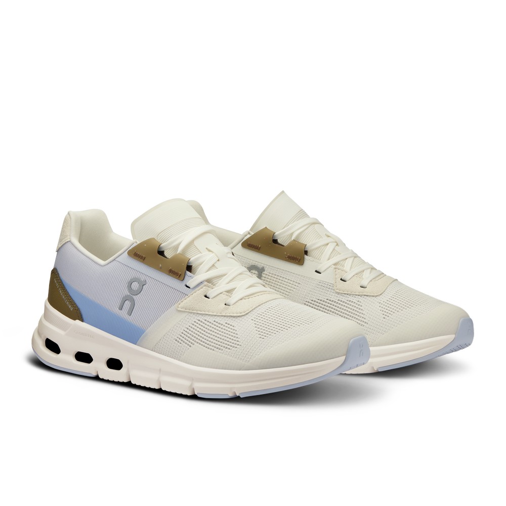 On |Women QC Cloudrift Lifestyle Shoes Ivory / Heather | SY33-R8BB