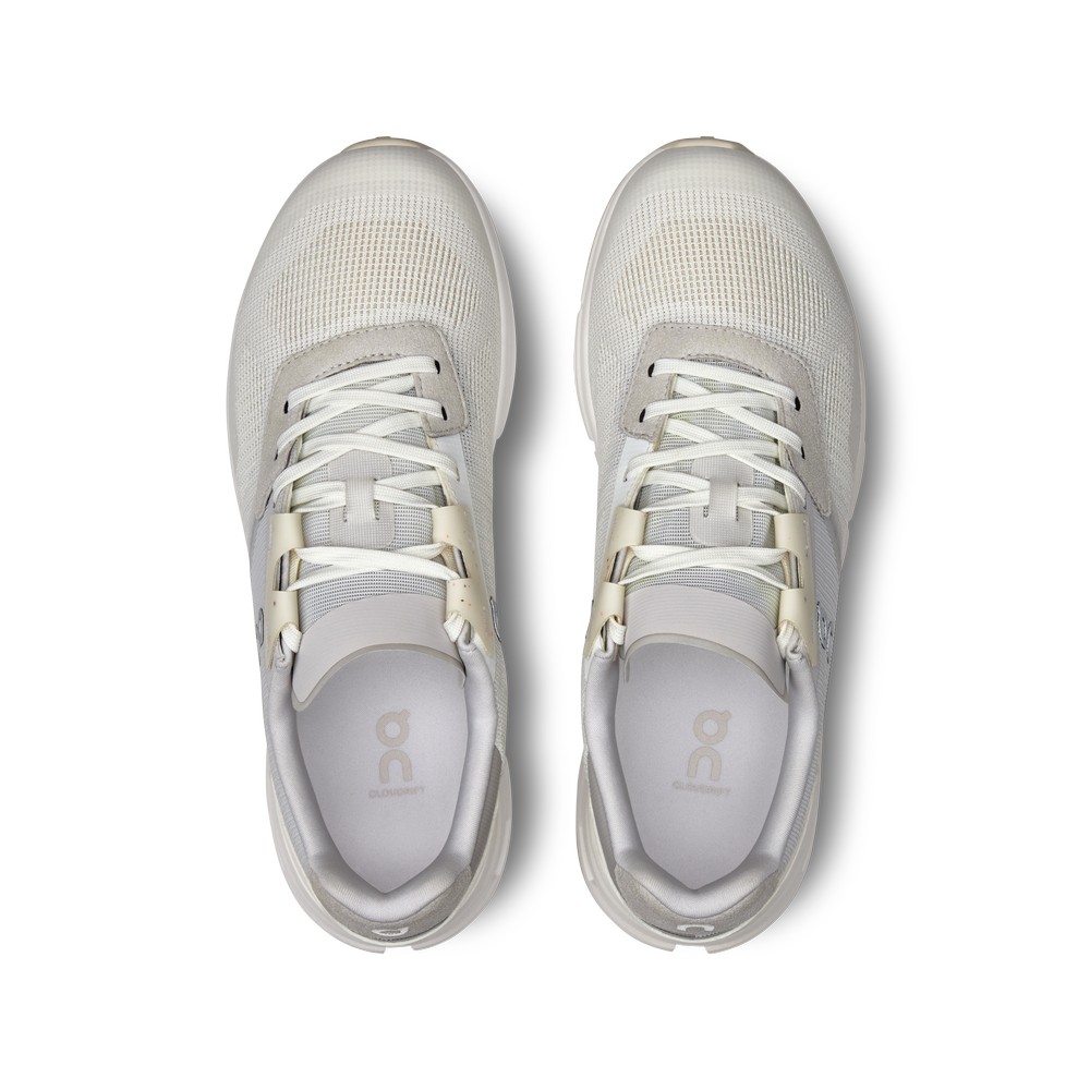 On |Women QC Cloudrift Lifestyle Shoes Undyed-White / Frost | PK47-E5ZP