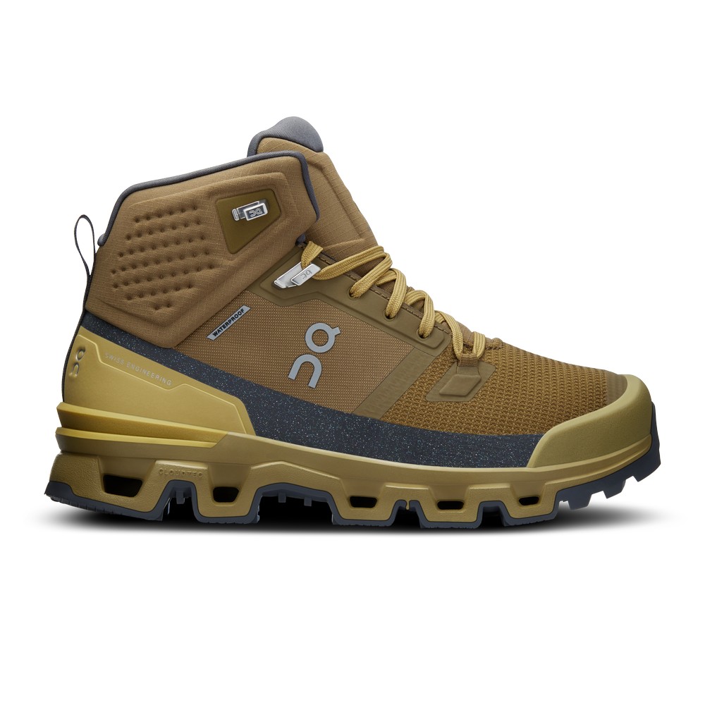 On |Women QC Cloudrock 2 Waterproof Hiking Shoes & Boots Hunter / Safari | YX54-W1TV