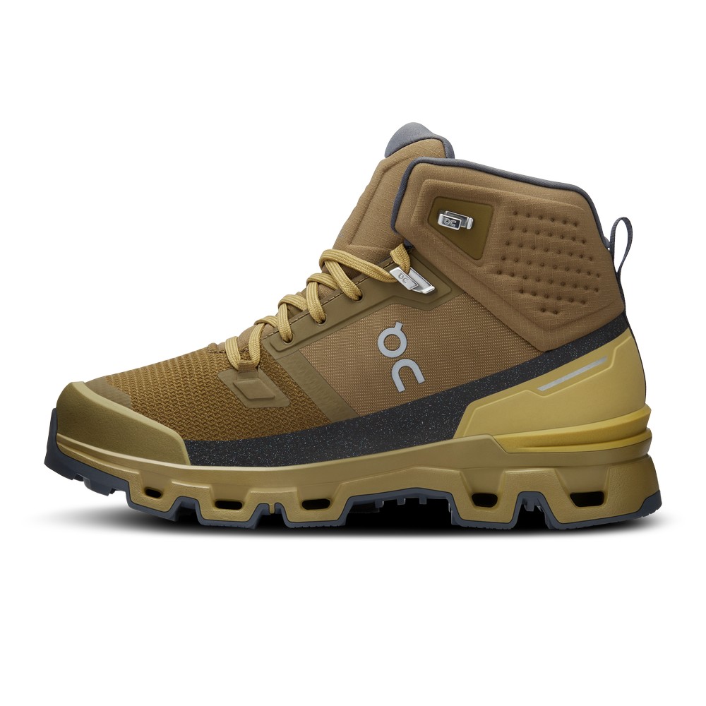 On |Women QC Cloudrock 2 Waterproof Hiking Shoes & Boots Hunter / Safari | YX54-W1TV