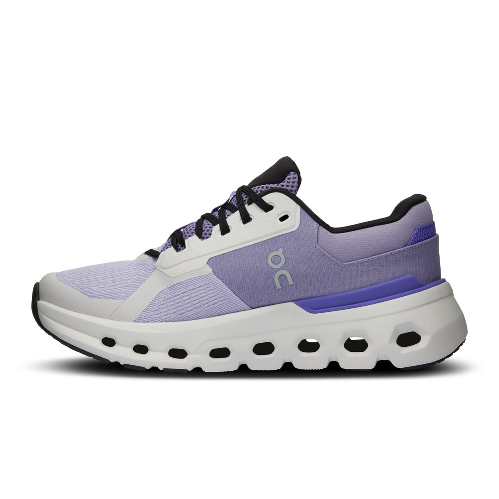 On |Women QC Cloudrunner 2 Road Running Shoes Nimbus / Blueberry | OB63-R9KR