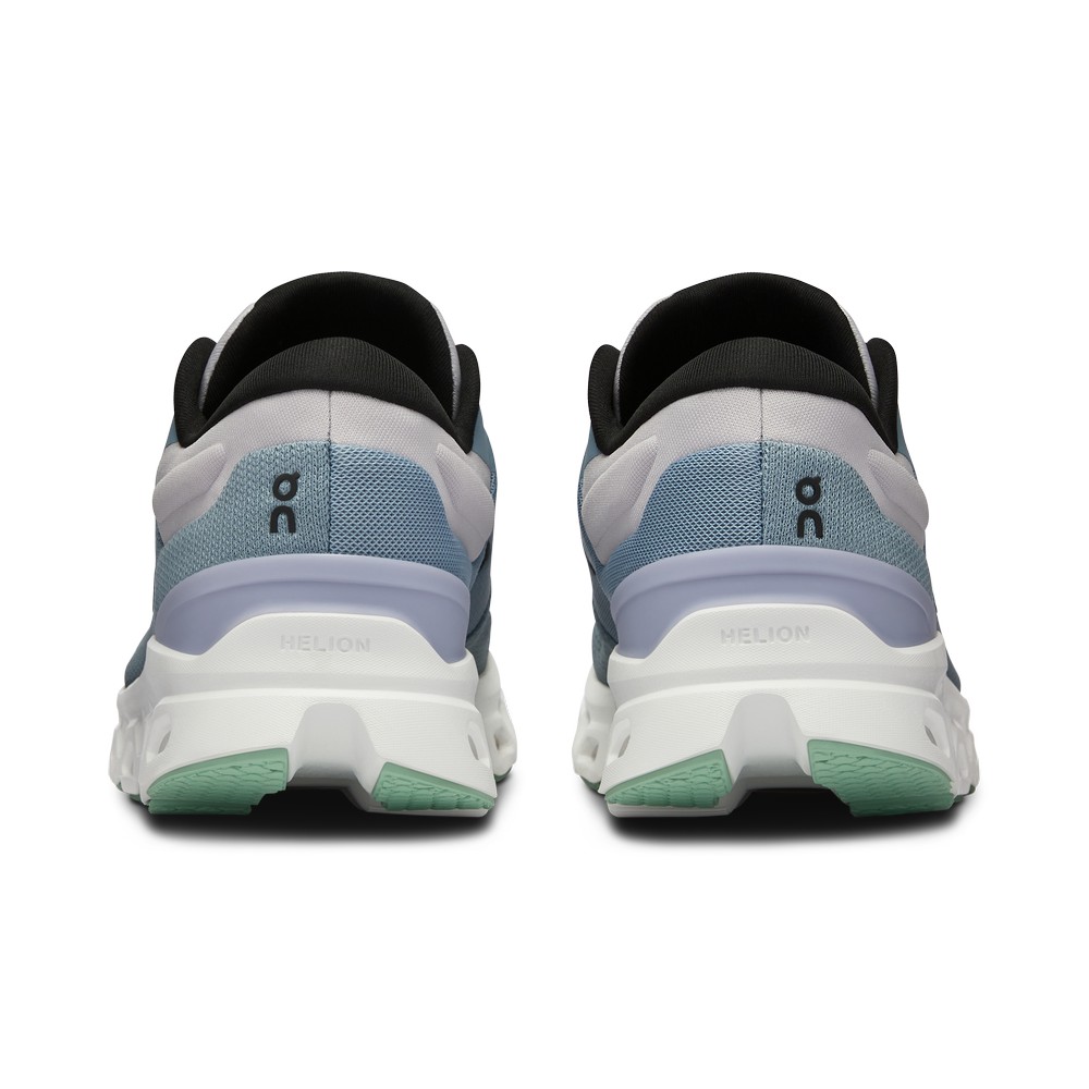 On |Women QC Cloudstratus 3 Road Running Shoes Wash / Nimbus | RH21-A8VM