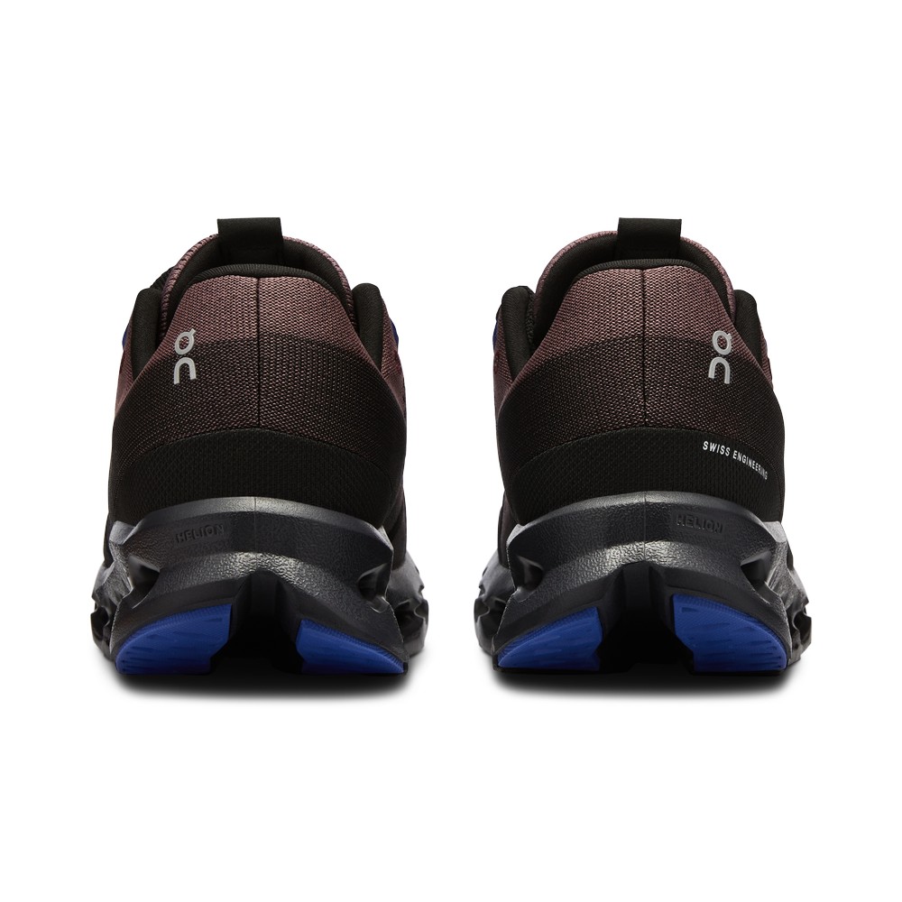 On |Women QC Cloudsurfer Road Running Shoes Black / Cobalt | AD71-C6TH