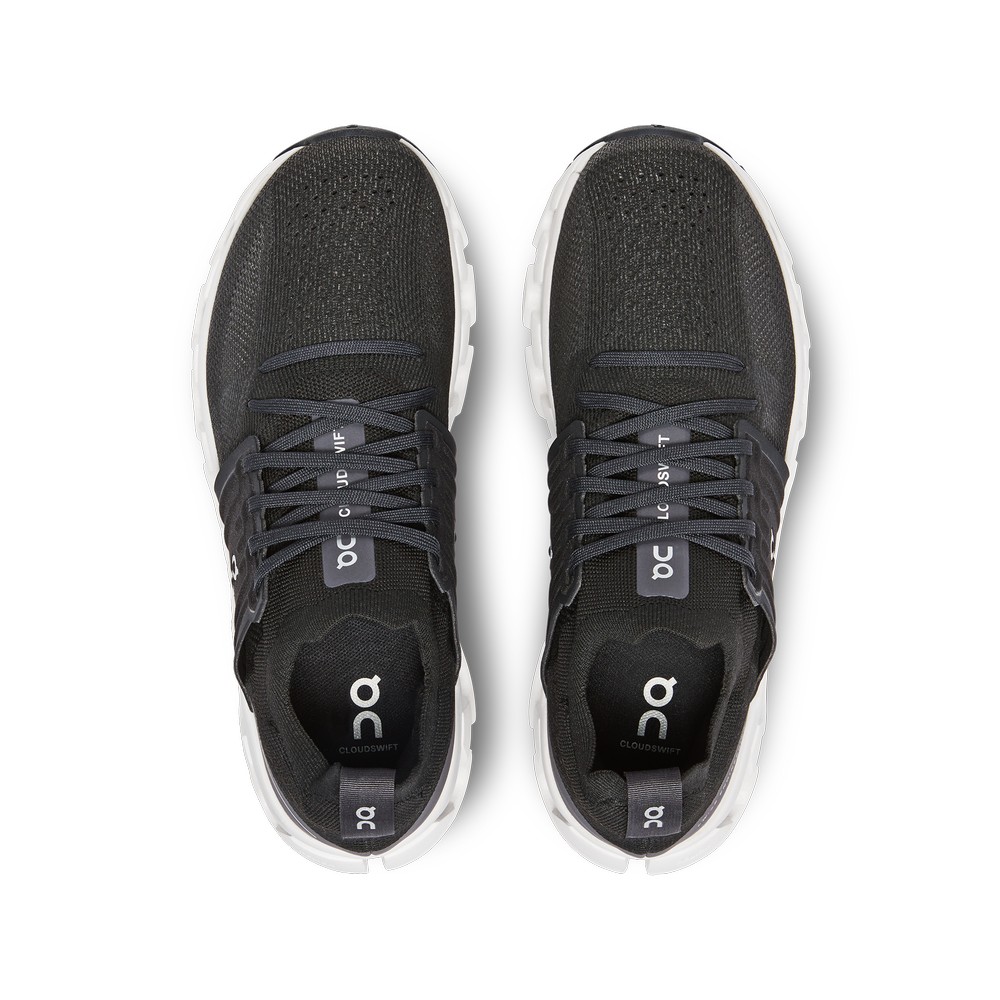 On |Women QC Cloudswift 3 Road Running Shoes All / Black | MJ17-A3HU