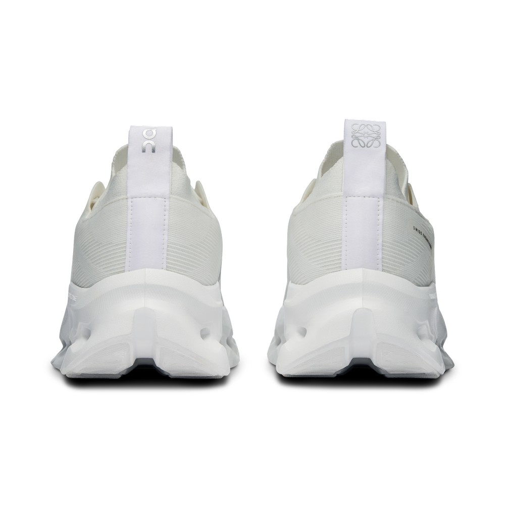 On |Women QC Cloudtilt LOEWE Lifestyle Shoes All White | SZ02-E3US