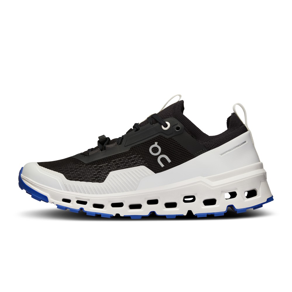 On |Women QC Cloudultra 2 Trail Running Shoes Black / White | GL54-X8GU