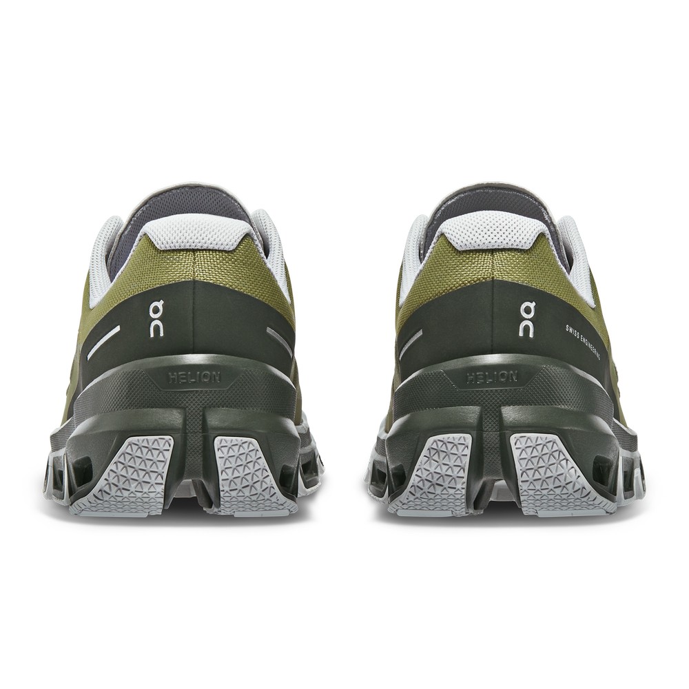 On |Women QC Cloudventure Trail Running Shoes Olive / Fir | JG24-W2OK