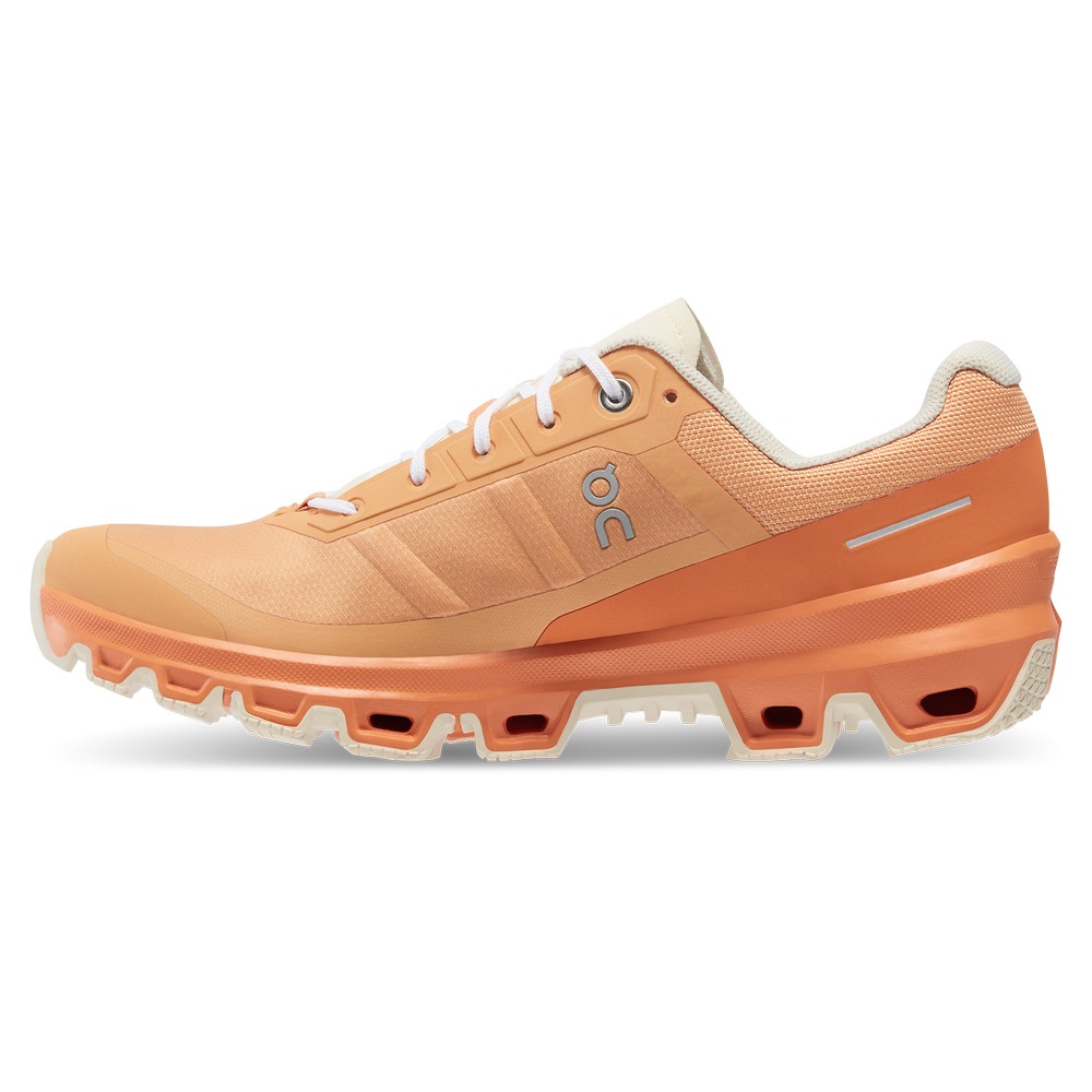 On |Women QC Cloudventure Trail Running Shoes Copper / Orange | DW55-I8IB