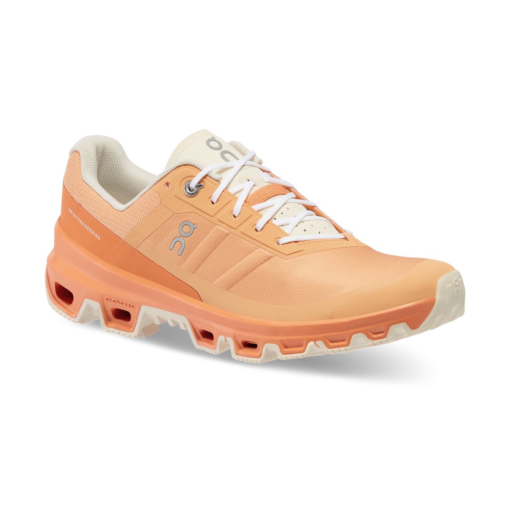 On |Women QC Cloudventure Trail Running Shoes Copper / Orange | DW55-I8IB