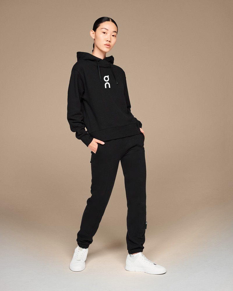 On |Women QC Club Hoodie Hoodies and sweatshirts Black | NO65-U0RQ