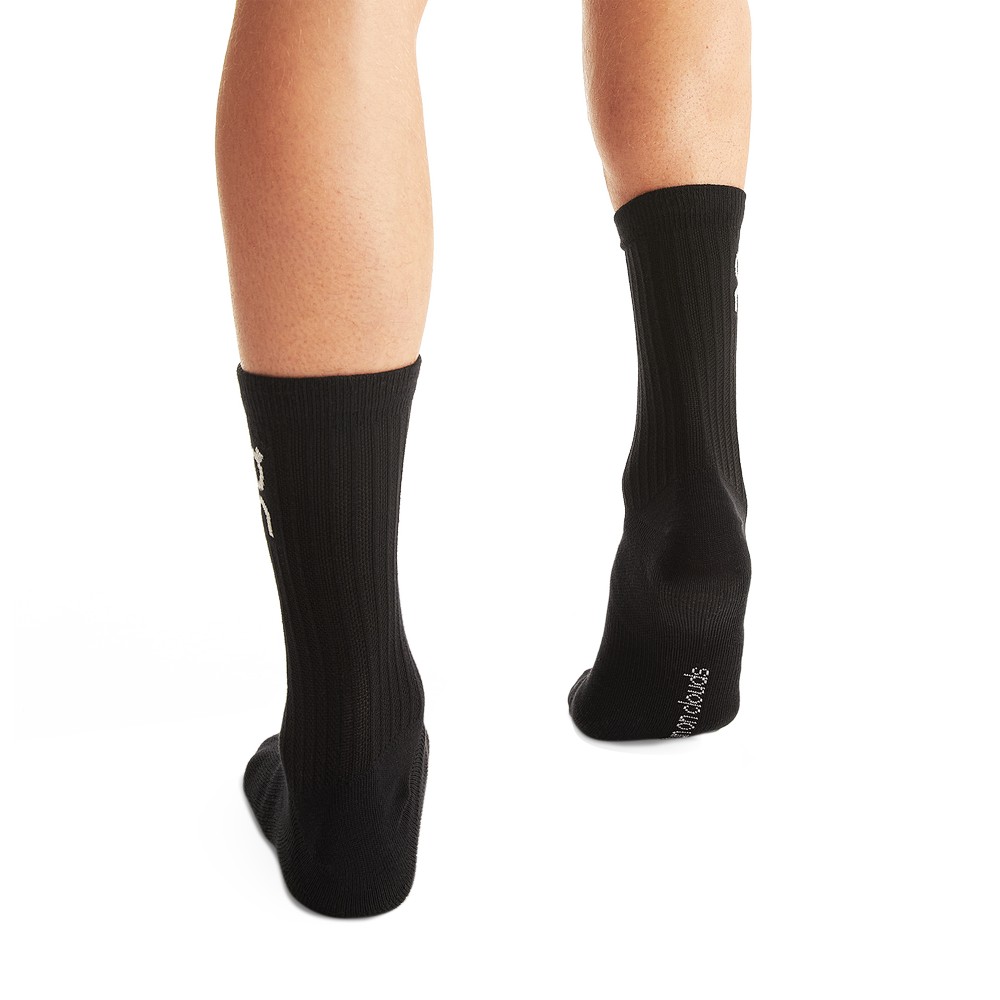 On |Women QC Logo Sock 3-Pack Socks Black | HN31-G5JI