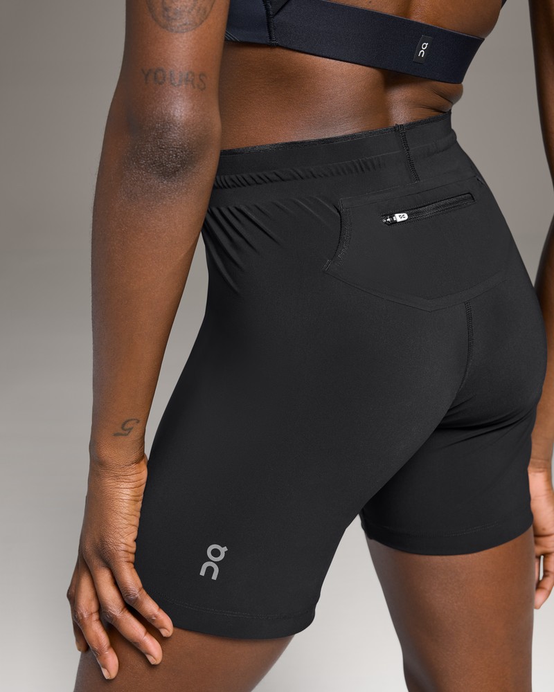 On |Women QC Race Tights Half Tights & Leggings Black | TF22-A3KU