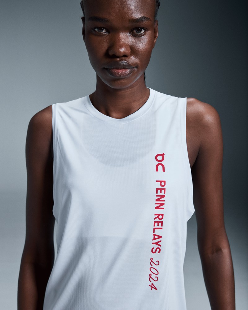 On |Women QC Singlet Penn Relays Tops and T-shirts Artic | BV96-P3AA