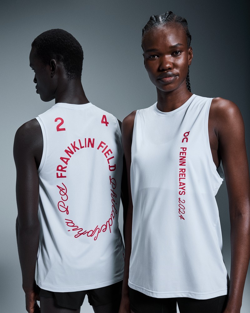 On |Women QC Singlet Penn Relays Tops and T-shirts Artic | BV96-P3AA