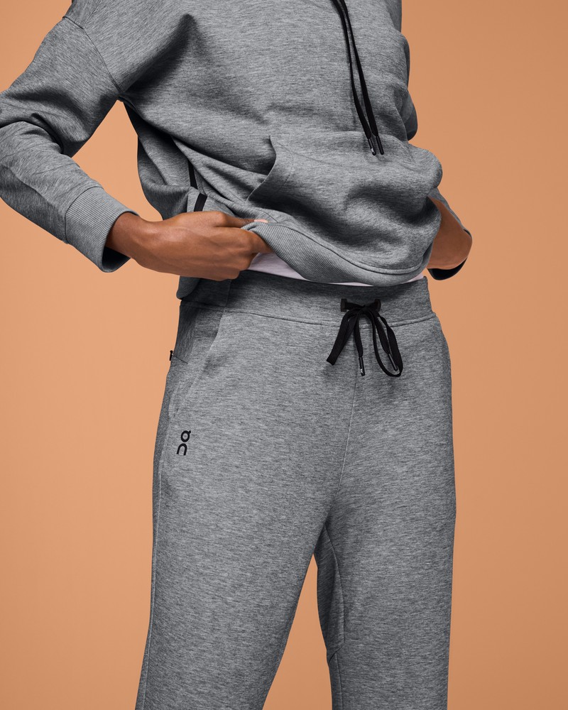 On |Women QC Sweat Pants Pants Grey | FN02-P6QB