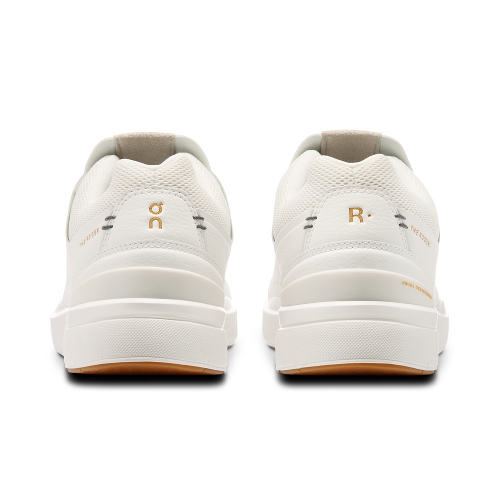 On |Women QC THE ROGER Centre Court Lifestyle Shoes White / Gum | OM77-F5PP