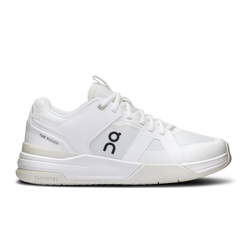 On |Women QC THE ROGER Clubhouse Pro Tennis shoes Undyed / Ice | KE70-Y6CA