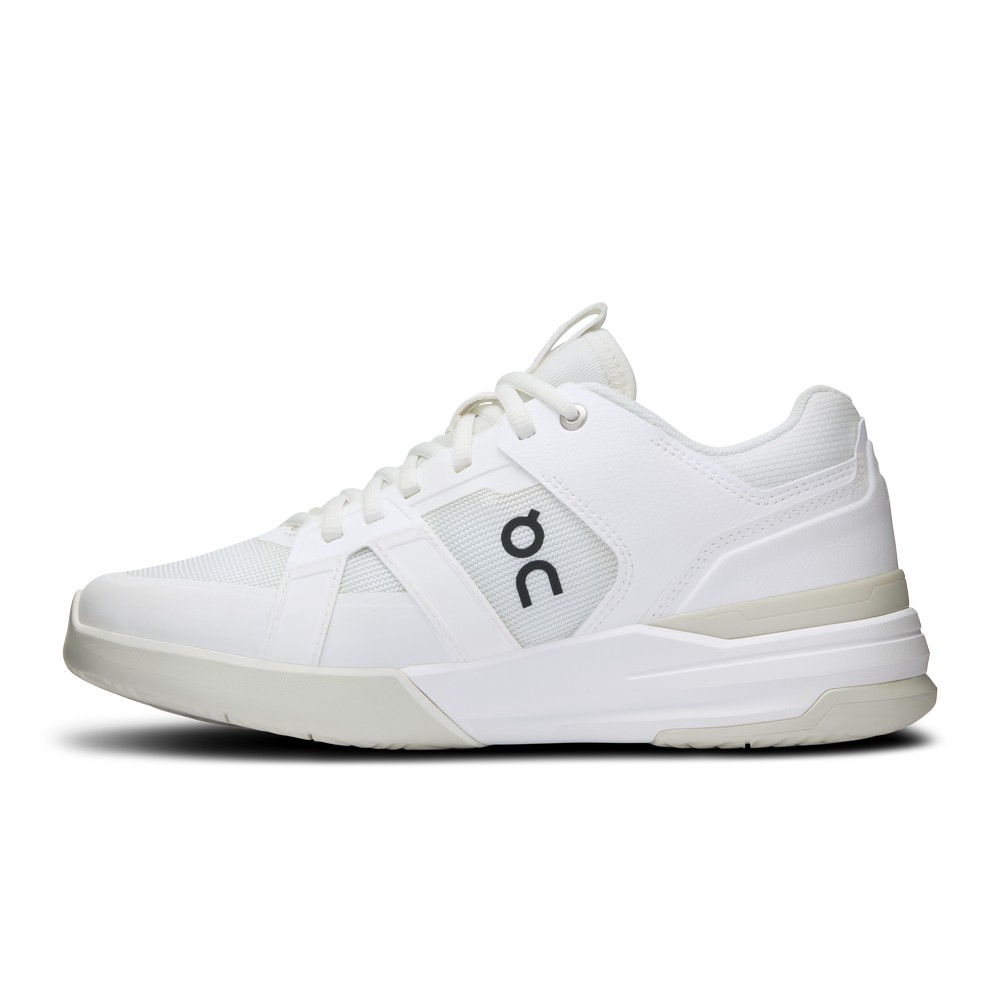 On |Women QC THE ROGER Clubhouse Pro Tennis shoes Undyed / Ice | KE70-Y6CA