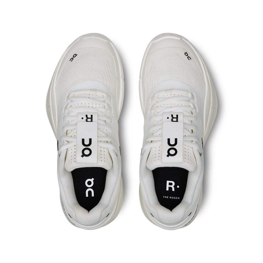 On |Women QC THE ROGER Pro Tennis shoes Undyed-White / Black | WJ31-F7NT