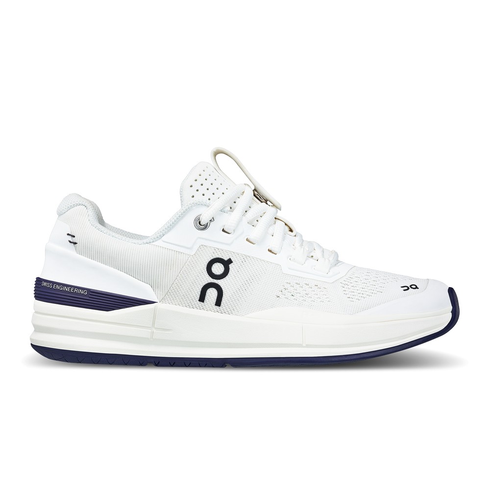 On |Women QC THE ROGER Pro Tennis shoes White / Acai | PT65-X9TI