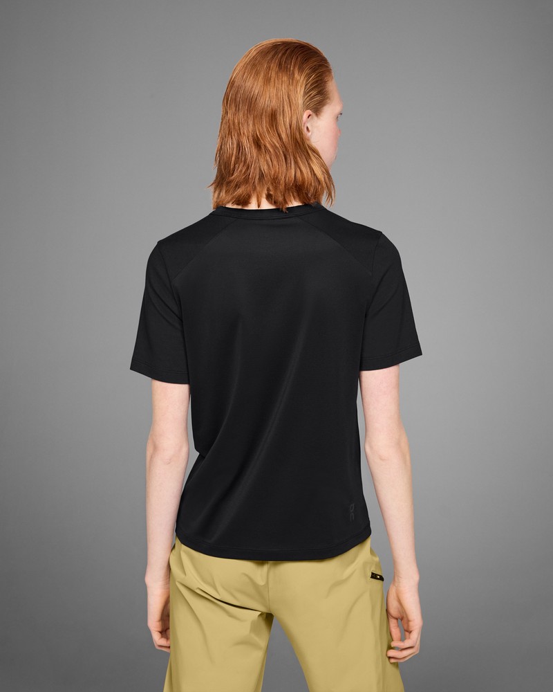 On |Women QC Trek-T Tops and T-shirts Black | DP68-T3RT