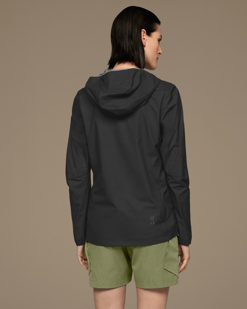 On |Women QC Waterproof Anorak Jackets Black | PG55-Q4SF